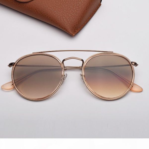 

round sunglasses woman fashion sunglasses des lunettes de soleil mens ray sun glasses with leather and sticker, White;black