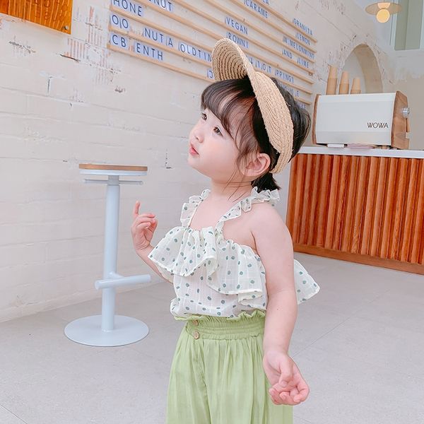 

18p7w clothing camisole 2020 new baby coatsleeveless thin online celebrity cute clothing camisole 2020 new baby girl's coatsleeveless t, Blue