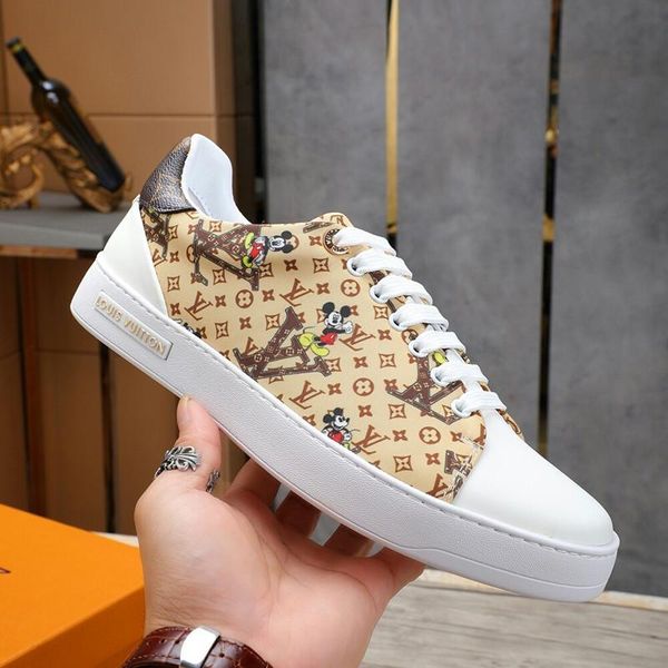 

2020d new limited edition luxury design mens fashion printed sports shoes wild breathable mens casual shoes mens banquet shoes size: 38-451, Black