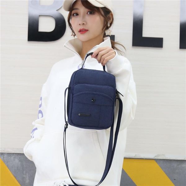 

men retro multi-function large capacity zipper business canvas soft shoulder bag waterproof nylon messenger bags bolsa feminina