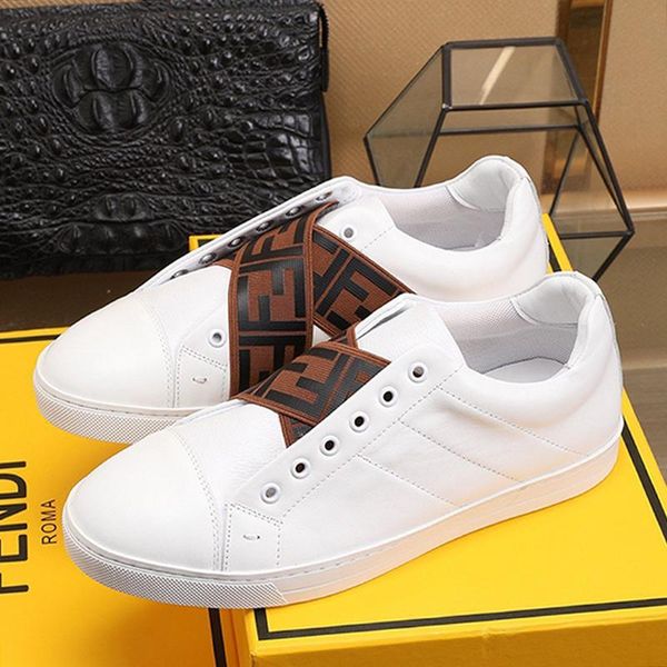 

mens shoes fashion breathable luxury zapatos hombre sports sneakers shoes white leather slip -ons sneakers vintage scarpe da uomo drop ship, Black