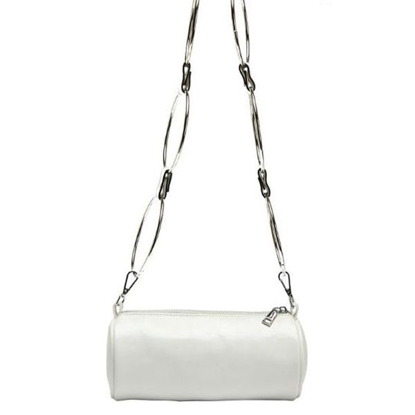 

new women's bag big ring handbag creative pillow bag wild shoulder messenger white