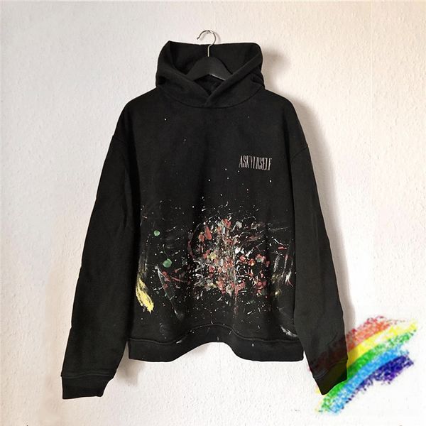 

real pics black heavy fabric hoodie men women 1 quality vintage hoody pullover