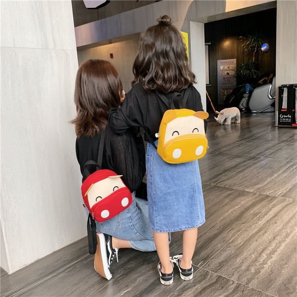 

2020 new children's bag cute cartoon parent-child children's bag canvas canvas light kindergarten backpack cute backpack