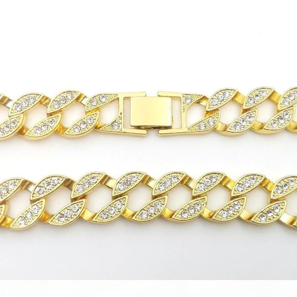 

18k yellow gold lab cz diamond cuban chain link micro pave miami nb iced out men necklace 140g 76cm 30inch 15mm wide, Silver