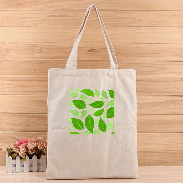 

мода творческих листы девушка и женская случайного canvas tote bag костюм для покупок, подарков, свадьбы, дня рождения или что-нибудь еще