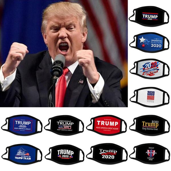 

дизайнер трампа президентские выборы 2020 лицо кампании маска duskproof анти туман моды многоразовые дышащий защитный мускус trump печати ма