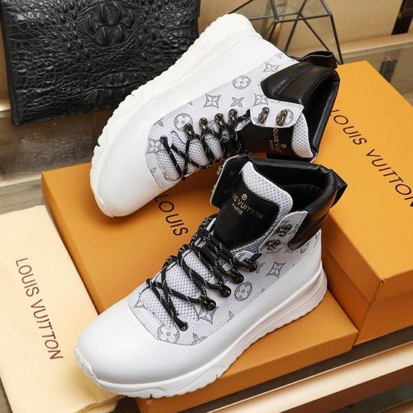 

fast delivery mens shoes autumn and winter comfortable footwears vintage plus size sports high casual men shoes scarpe da uomo di lusso