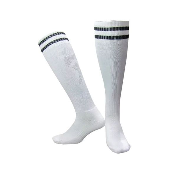 

high sock hockey soft leg support stretch breathable socks outdoor compression stockings tube knee striped socks, Black
