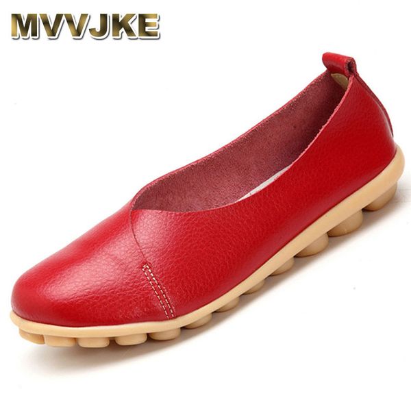 

mvvjke 2020 handmade кожа женщин плюс размер швейные flats мокасины мокасины балетки женщины удобная мягкая повседневный shoese216, Black