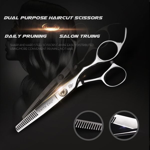 

hair scissors smith chu xh96-615 hairdress 6 inch japan 440c stainless steel professional salon baber cutting scissor