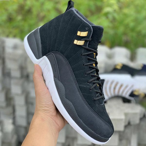 

new arrivals reverse taxi basketball shoes jumpman 12 black cool mens designer fashion sneakers with box