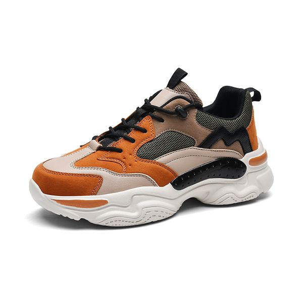 

2020 sneakers men breathable sport running shoes for men brand platform chunky sneakers man light lace-up retro casual dad shoes