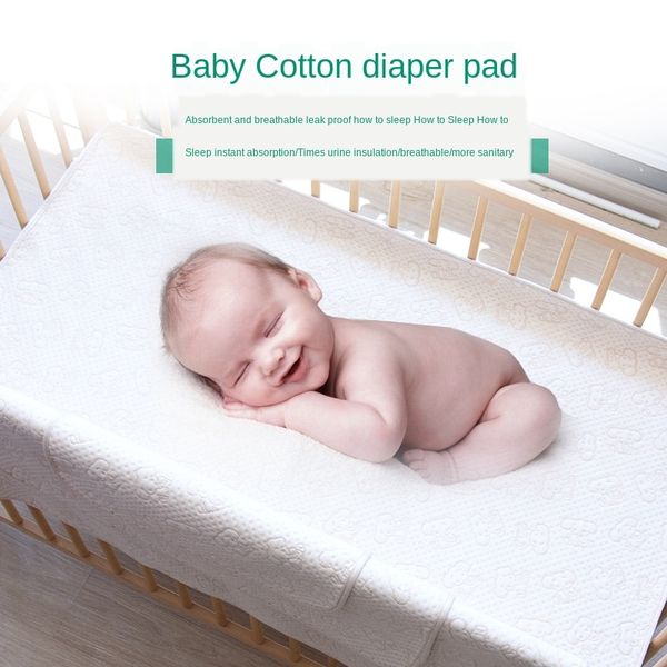 

3guqt color cotton diaper baby waterproof washable nursing jacquard diaper jacquard large cotton nursing pad for the elderly aunt pad