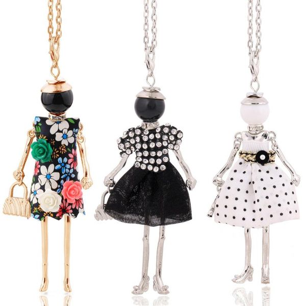 

new arrival fashion necklace for women female pendant 2020 flower long necklace girl lovely charm jewelry accessory gift, Silver