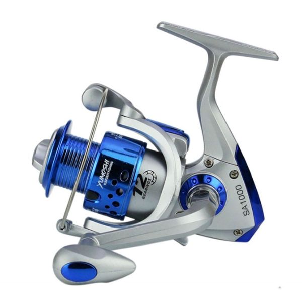 

yomoshi sa1000-7000 series fishing reel spinning carbon fiber drag ultralight freshwater 6bb spin plastic with metal rocker arm