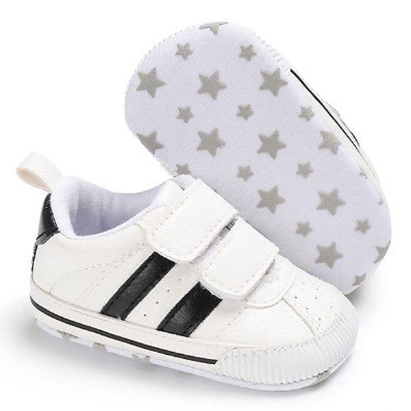 

baby toddler infant boy girl soft sole fashion prewalker crib shoes 0-18 monthes