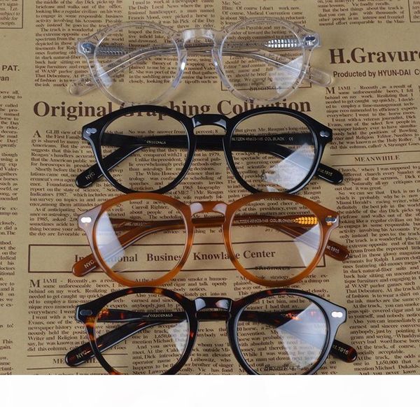 

miltzen glasses frame clear lense johnny depp glasses myopia eyeglasses retro oculos de grau men and women myopia eyeglasses frames, Silver