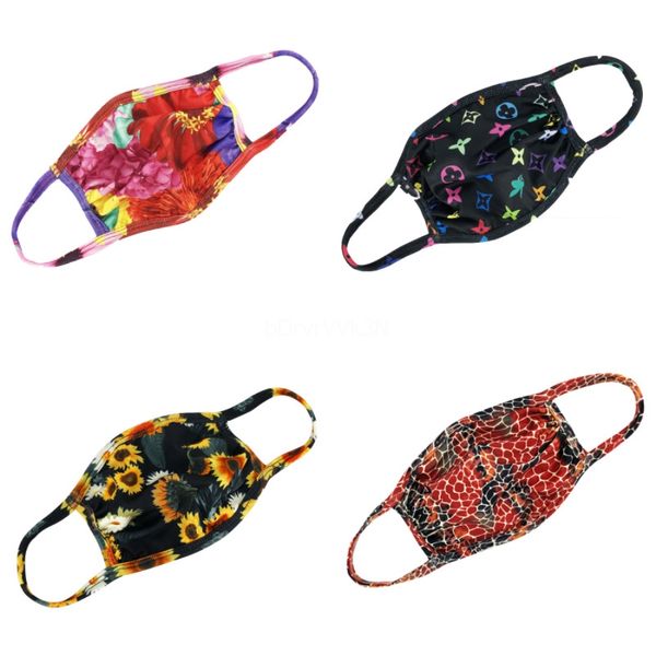 

200pcs 4-12year pm2.5 mout mask 3d cartoon dinosaur cute fa mask tin breating ear loop anti dust cycling wasable mask#411, Black