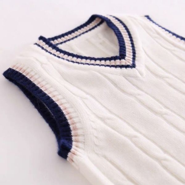 

пряжа хлопковая детская вязаная шерсть базовая школьная форма жилет детский жилет производительности форме британского стиля, Camo