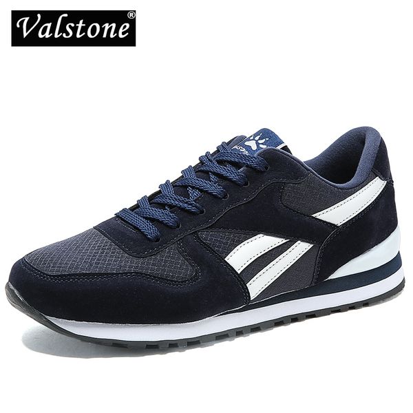 

valstone men sneakers 2020 anti-skid rubber walking shoes breathable spring summer mesh shoes comfortable trainers flats hombres, Black
