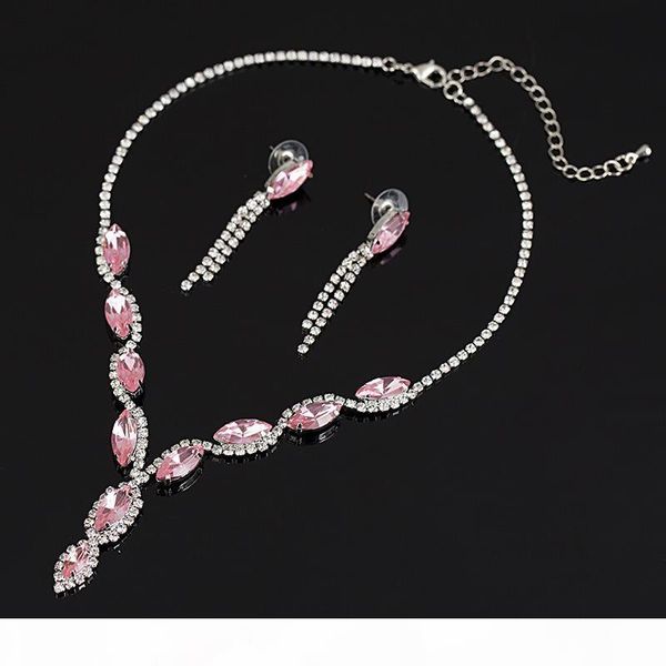 

s 2017 classic circle rhinestone crystal wedding jewelry sets african jewelry set necklace earrings the bride adorn article, Silver