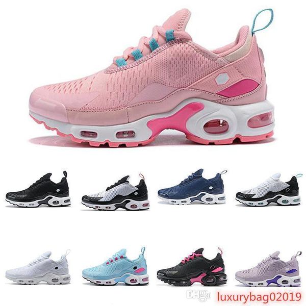 

2019 tn plus men women running shoes triple black yellow shoes tn training sport mens trainers zapatos sneakers size 36-45