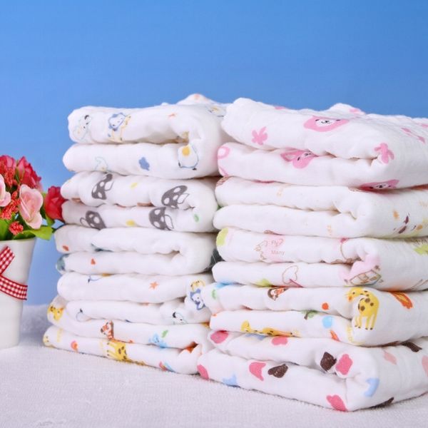 

six-layer washed 25*25 baby gauze saliva square handkerchief square towel towel gauze handkerchief bib bib