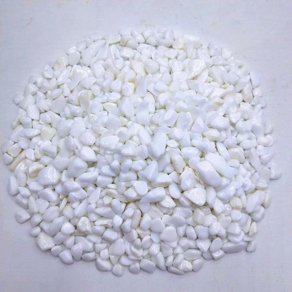 

wbdyn white porcelain millet stone fish tank flowerpot bottom decoration products diy bracelet flower seven diy necklace bracelet necklace h, Silver