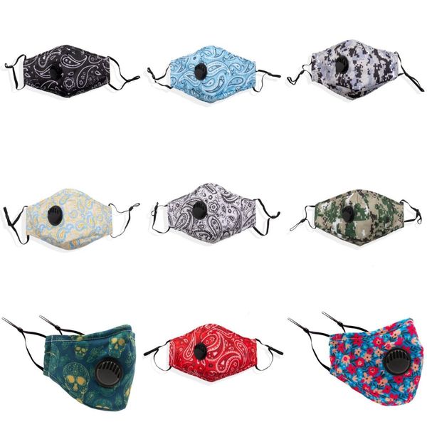 

washable luxury designer face mask protective mask ultraviolet-proof dustproof riding cycling sports print mouth masks women outdoor#737, Black