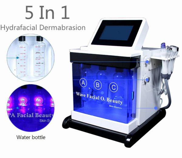 

portable 5 in 1 cold hammer microdermabrasion home use diamond peel multipolar rf ultrasonic bio water peel skin rejuvenation device