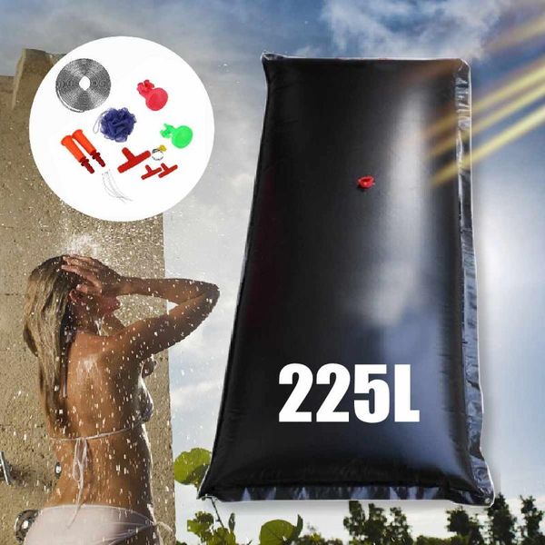 

outdoor bags 225l camping shower water bag mountaineering solar portable bath storage non-toxic