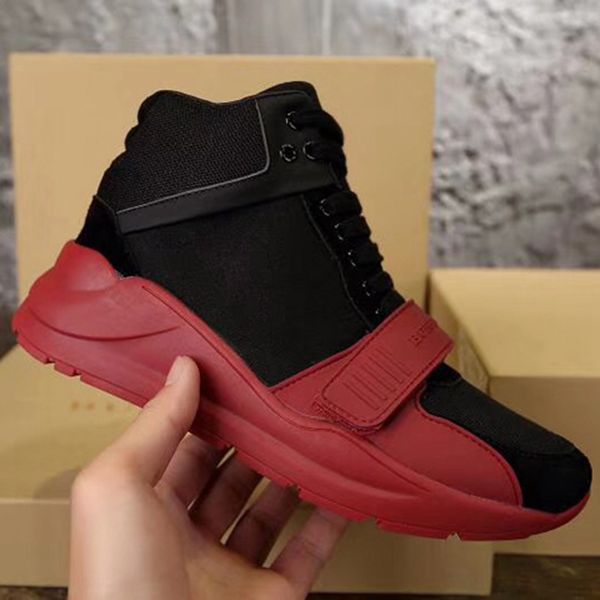 

with box sneaker casual shoes trainers fashion sports shoes leather boots sandals slippers vintage for man woman 11bl2007, Black