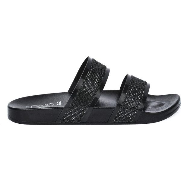 

fourmounts pienn daily anatomical sport home woman beach sea pool slippers black