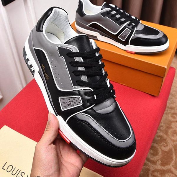 

classic men shoes casual design luxury lace -up breathable flats casual footwears zapatos de hombre men shoes fashion trainer fast delivery, Black