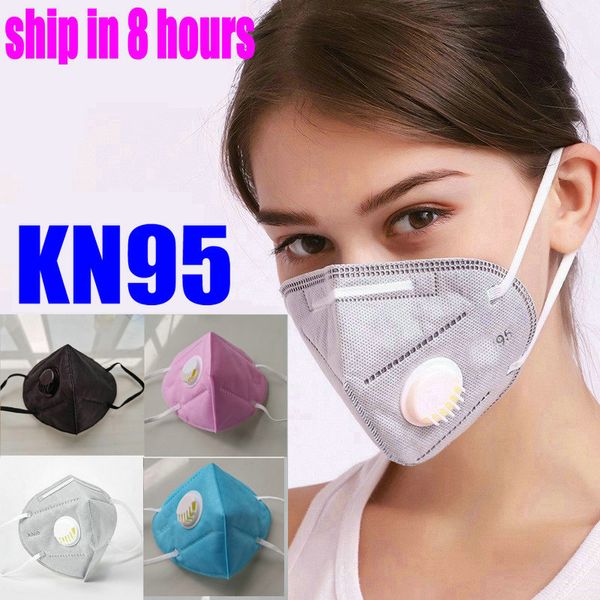 

KN95 маски дизайнер маска для лица из активированного углерода роскошь многоразового дышащего Респиратора клапан 6 слоя защитных маски Мода черного Face Shield