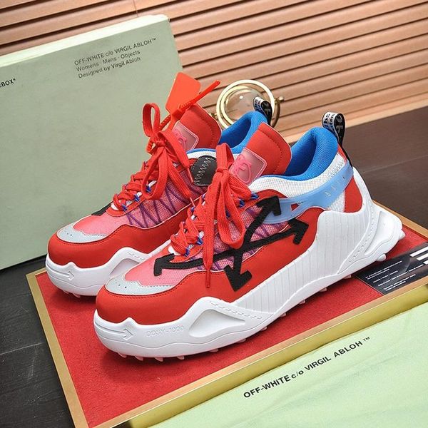 

odsy -1000 sneakers mens shoes new arrival fashion lightweight autumn and winter shoes lace -up luxury low men shoes with origin box, Black