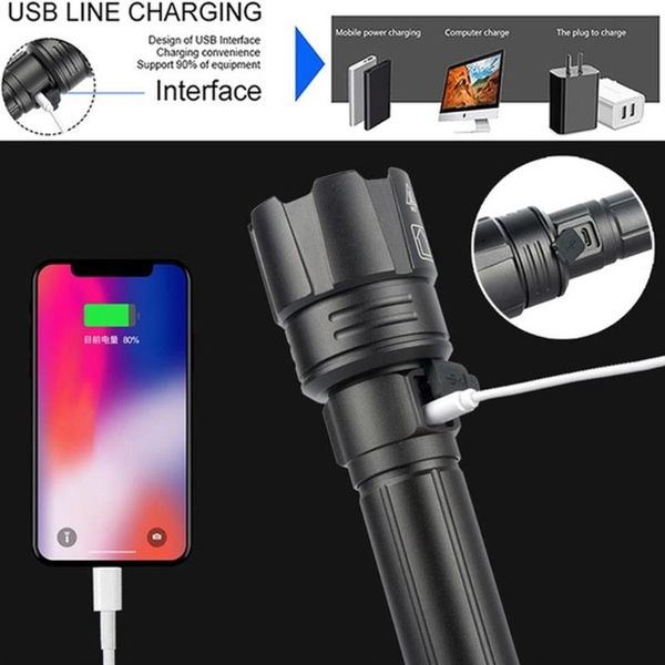 

flashlights torches led zoom torch hiking hand light hunting lamp climbing cycling durable powerful