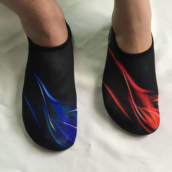 

women men's skin water shoes aqua socks yoga exercise pool beach dance swimming shoes slipper on surf outdoor sport, Black