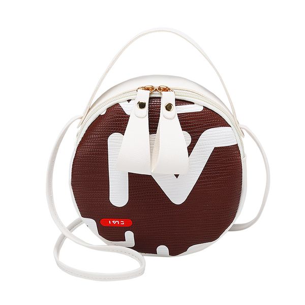 

wholesale zip bag pursefashion letter women back pack pu leather back packs round circual bags