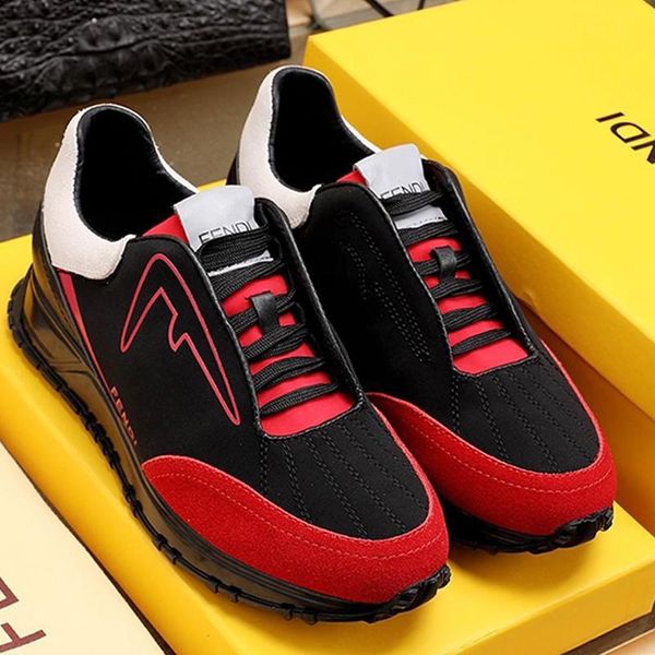 

drop ship scuba low sneakers mens shoes male sport comfortable running luxury footwears lace -up plus size casual men sheos, Black