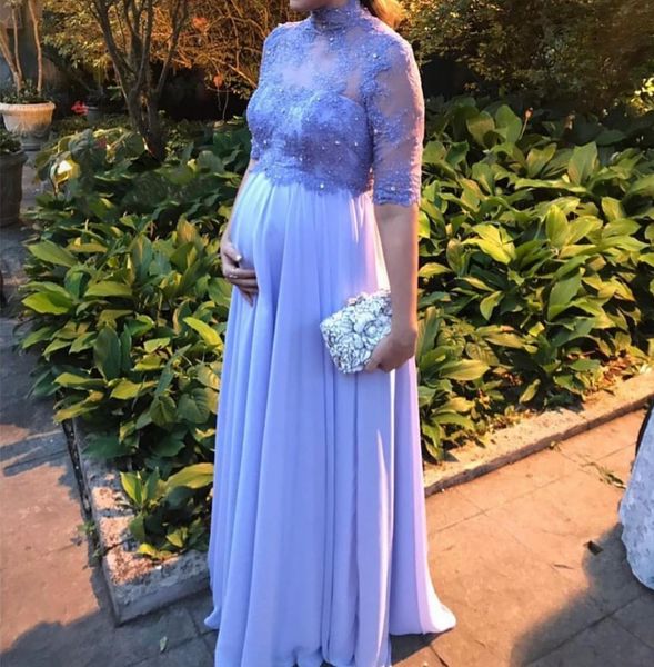 

long mother pregnant prom dresses, Black