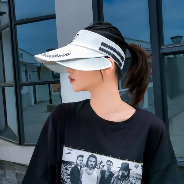 

sun baseball cap children's uv-proof large edge empty hat outdoor all-match dome sun hat korean baseball cap, Blue;gray
