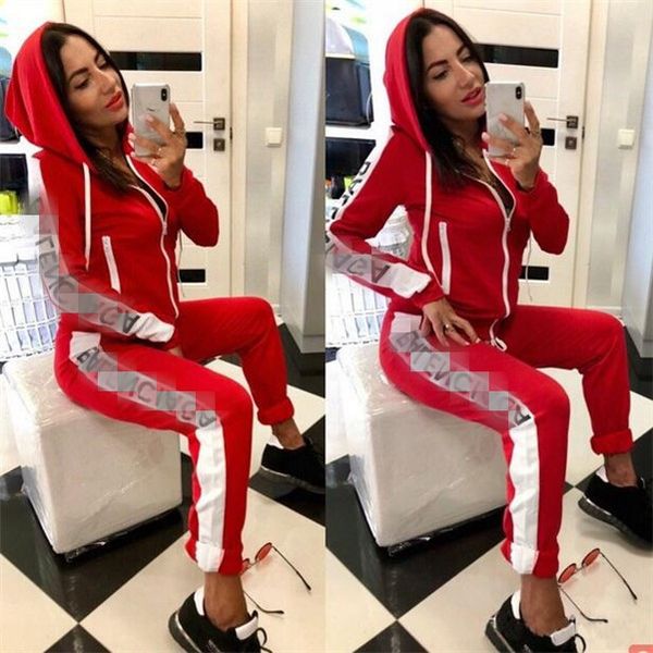 

designer women clothes two piece sets 2 piece set womens sweat suits plus size jogging sport suit soft long sleeve tracksuit sportswear g30, Gray