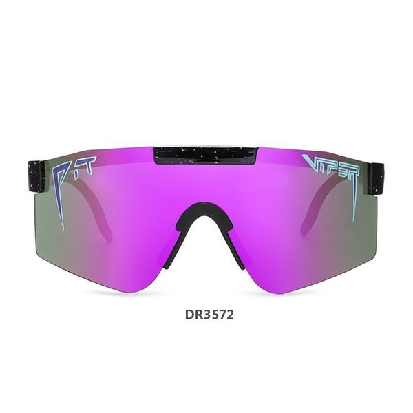 

oversized purple mirrored sunglasses men sport polarized eyewear adjustable tr90 frame uv400 protection pit viperdr3572, White;black