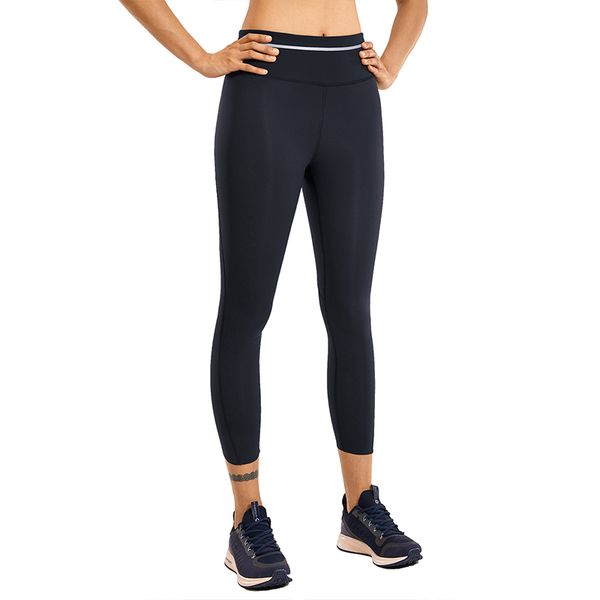 

yoga outfits women's naked feeling workout sports running leggings with pocket (inseam: 21.5''), White;red