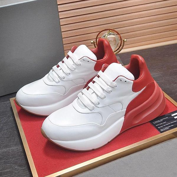 

new luxury men shoes casual footwears with origin box brand mens shoes fashion scarpe da uomo oversized runner footwears mq65, Black