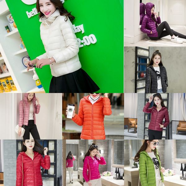 

down jacket women's new autumn and winter korean down jacket short coat style slim fit large size hooded short coat, Black