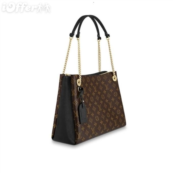 

sac a main surene mm m43772 chain handbag noir / black women handbags shoulder messenger totes iconic cross body bags, Silver