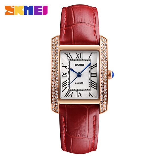 

skmei new fashion simple style women bracelet watch casual quartz watch woman ladies watches clock female dress relogio feminino cx200720, Slivery;brown